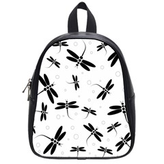 Dragonflies pattern School Bag (Small)