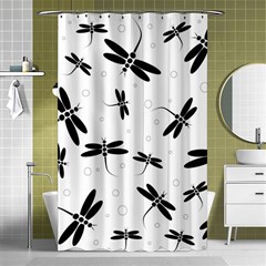 Dragonflies pattern Shower Curtain 48  x 72  (Small) 