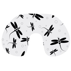 Dragonflies pattern Travel Neck Pillows