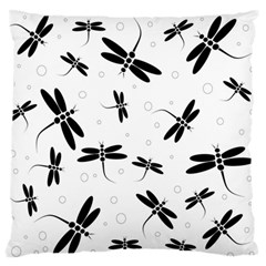 Dragonflies pattern Standard Flano Cushion Case (One Side)