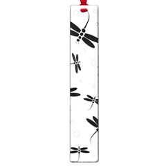 Dragonflies Pattern Large Book Marks by Valentinaart