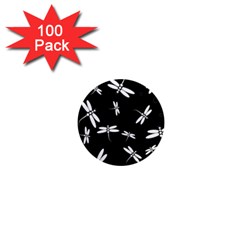 Dragonflies pattern 1  Mini Magnets (100 pack) 