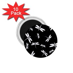 Dragonflies pattern 1.75  Magnets (10 pack) 