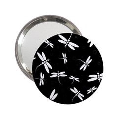 Dragonflies pattern 2.25  Handbag Mirrors