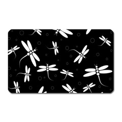 Dragonflies pattern Magnet (Rectangular)