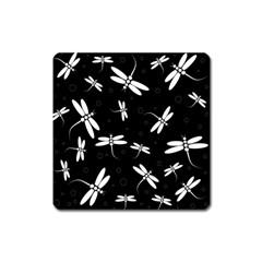 Dragonflies pattern Square Magnet