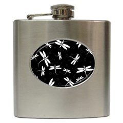 Dragonflies pattern Hip Flask (6 oz)