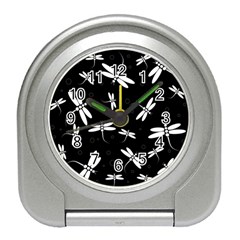 Dragonflies pattern Travel Alarm Clock