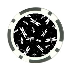 Dragonflies pattern Poker Chip Card Guard