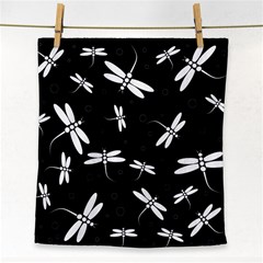 Dragonflies pattern Face Towel