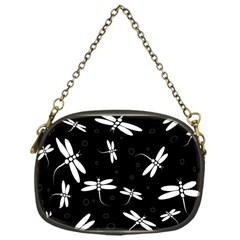 Dragonflies pattern Chain Purse (One Side)