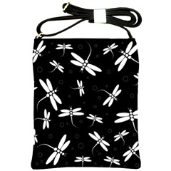 Dragonflies pattern Shoulder Sling Bag