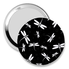 Dragonflies pattern 3  Handbag Mirrors