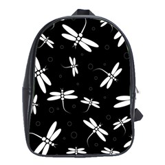 Dragonflies pattern School Bag (XL)