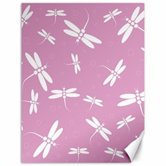 Dragonflies Pattern Canvas 12  X 16  by Valentinaart