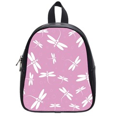 Dragonflies Pattern School Bag (small) by Valentinaart