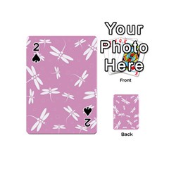 Dragonflies Pattern Playing Cards 54 (mini) by Valentinaart