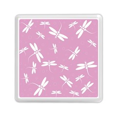 Dragonflies Pattern Memory Card Reader (square) by Valentinaart