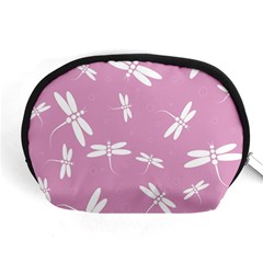 Dragonflies Pattern Accessory Pouch (medium) by Valentinaart