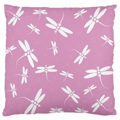 Dragonflies Pattern Standard Flano Cushion Case (one Side) by Valentinaart