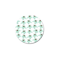 Squidward In Repose Pattern Golf Ball Marker (10 Pack) by Valentinaart