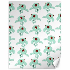 Squidward In Repose Pattern Canvas 12  X 16  by Valentinaart