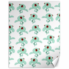 Squidward In Repose Pattern Canvas 18  X 24  by Valentinaart