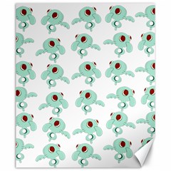 Squidward In Repose Pattern Canvas 20  X 24  by Valentinaart