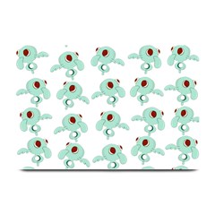 Squidward In Repose Pattern Plate Mats by Valentinaart