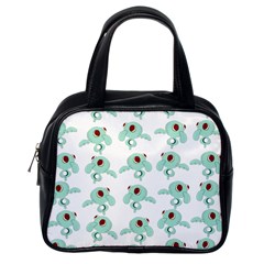 Squidward In Repose Pattern Classic Handbag (one Side) by Valentinaart