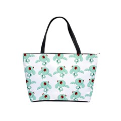 Squidward In Repose Pattern Classic Shoulder Handbag by Valentinaart