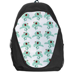 Squidward In Repose Pattern Backpack Bag by Valentinaart