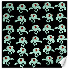 Squidward In Repose Pattern Canvas 20  X 20  by Valentinaart