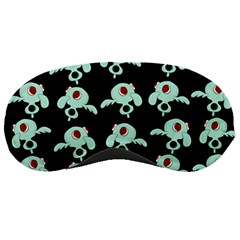 Squidward In Repose Pattern Sleeping Masks by Valentinaart