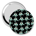 Squidward In Repose pattern 3  Handbag Mirrors Front