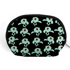 Squidward In Repose Pattern Accessory Pouch (medium) by Valentinaart