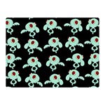 Squidward In Repose pattern Double Sided Flano Blanket (Mini)  35 x27  Blanket Front