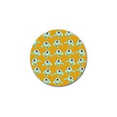 Squidward In Repose Pattern Golf Ball Marker by Valentinaart