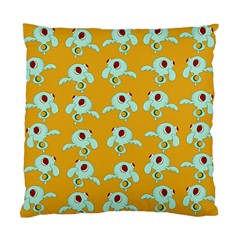 Squidward In Repose Pattern Standard Cushion Case (one Side) by Valentinaart