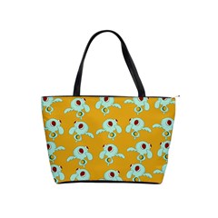 Squidward In Repose Pattern Classic Shoulder Handbag by Valentinaart