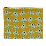 Squidward In Repose pattern Cosmetic Bag (XL) Front