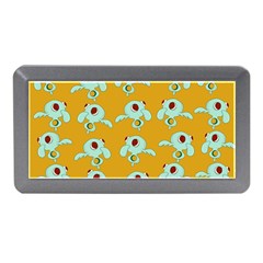 Squidward In Repose Pattern Memory Card Reader (mini) by Valentinaart