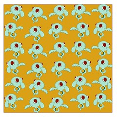 Squidward In Repose Pattern Large Satin Scarf (square) by Valentinaart