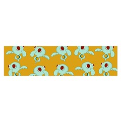 Squidward In Repose Pattern Satin Scarf (oblong) by Valentinaart