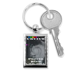 Survivor Of Hurricane Maria Puerto Rico Key Chains (rectangle)  by StarvingArtisan