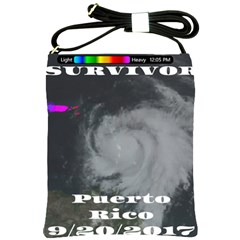 Survivor Of Hurricane Maria Puerto Rico Shoulder Sling Bag by StarvingArtisan