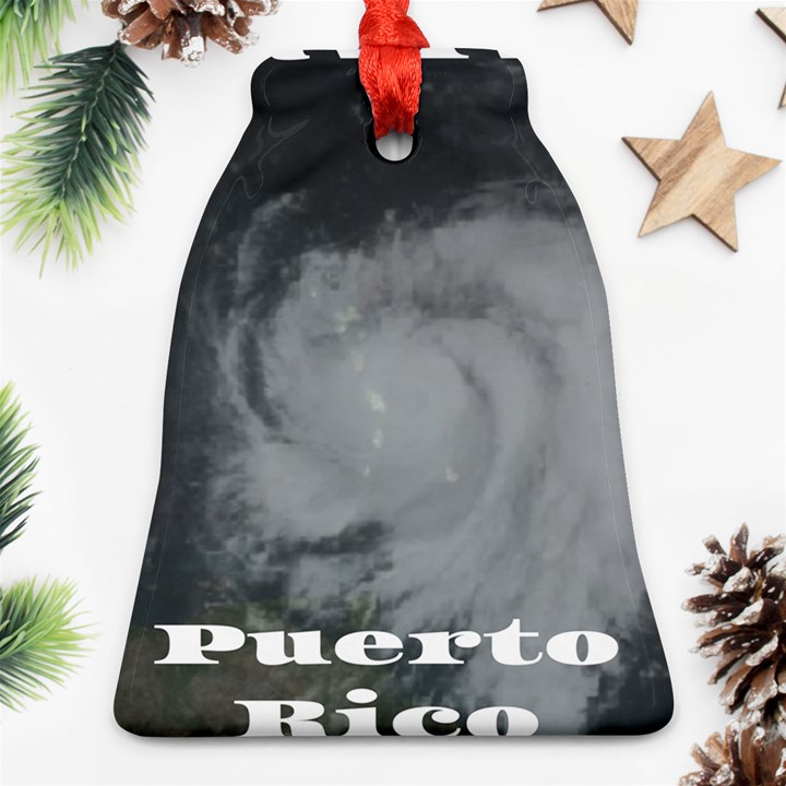 Survivor of Hurricane Maria Puerto Rico Ornament (Bell)