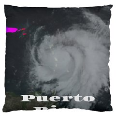 Survivor Of Hurricane Maria Puerto Rico Large Cushion Case (two Sides) by StarvingArtisan