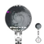 Survivor of Hurricane Maria Puerto Rico Stainless Steel Nurses Watch Front