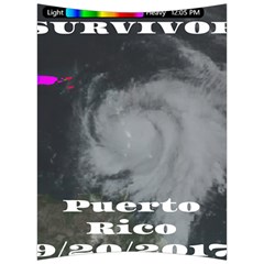 Survivor Of Hurricane Maria Puerto Rico Back Support Cushion by StarvingArtisan